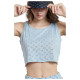 Bodytalk Γυναικεία αμάνικη μπλούζα crop